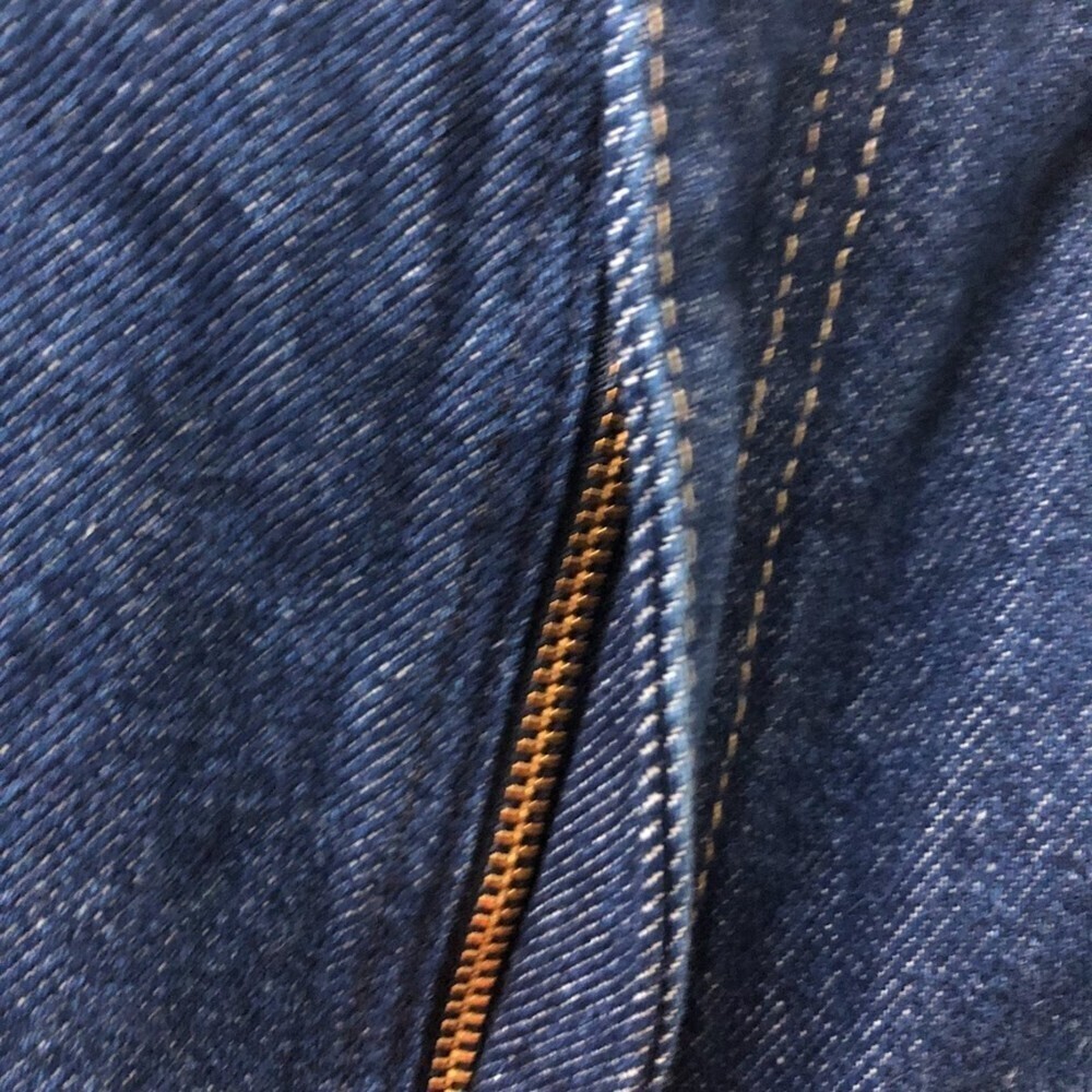 Dickies Men's Denim Blue Jeans Carpenter Utility Occupational Wear W38 Altered - Picture 12 of 13